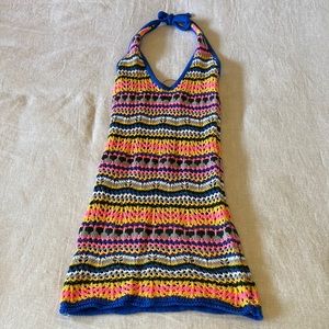 Verge Girl Crochet Mini Dress